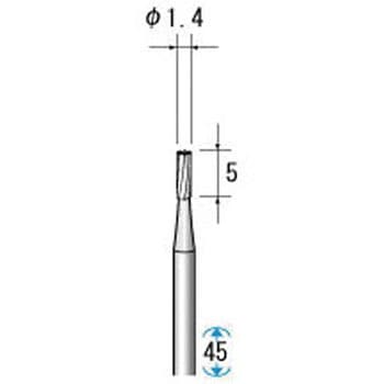 精密スチールカッター (軸径2．34mm) - NSK(ナカニシ)