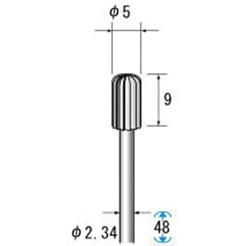 精密スチールカッター (軸径2．34mm) - NSK(ナカニシ)