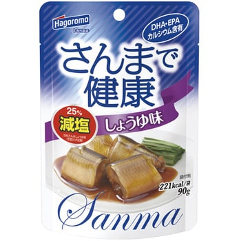 さんまで健康 しょうゆ味(パウチ) 90g 1箱(90g×12個