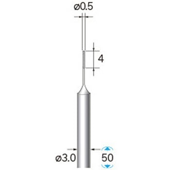 天然電着ダイヤモンドバー (軸径3mm) NSK(ナカニシ)
