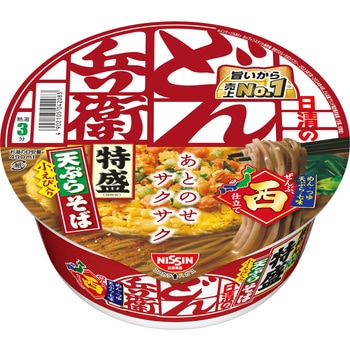 日清のどん兵衛 特盛天ぷらそば 日清食品