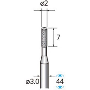 天然電着ダイヤモンドバー (軸径3mm) NSK(ナカニシ)