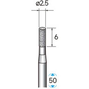 天然電着ダイヤモンドバー (軸径3mm) NSK(ナカニシ)