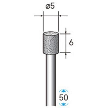 天然電着ダイヤモンドバー (軸径3mm) NSK(ナカニシ)