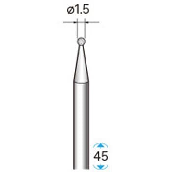 天然電着ダイヤモンドバー (軸径3mm) NSK(ナカニシ)