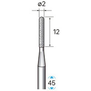 天然電着ダイヤモンドバー (軸径3mm) NSK(ナカニシ)