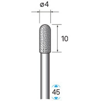 天然電着ダイヤモンドバー (軸径3mm) NSK(ナカニシ)