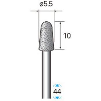 天然電着ダイヤモンドバー (軸径3mm) NSK(ナカニシ)