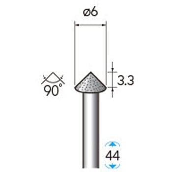 天然電着ダイヤモンドバー (軸径3mm) NSK(ナカニシ)