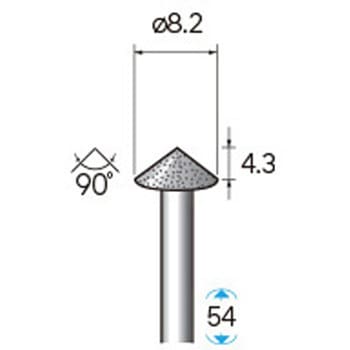天然電着ダイヤモンドバー (軸径3mm) NSK(ナカニシ)