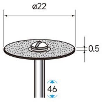 電着ダイヤモンドディスク (軸径2．34mm) - NSK(ナカニシ)