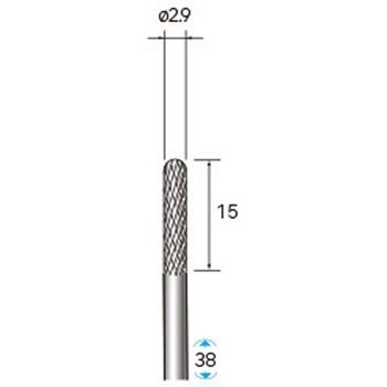 超硬カッターセレクト15 (軸径3mm) NSK(ナカニシ)