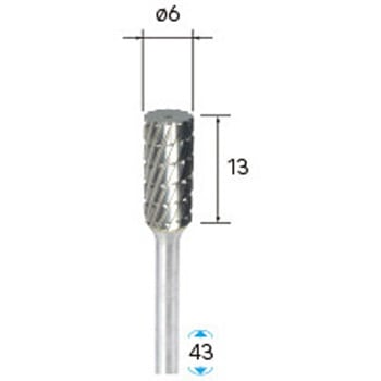 クロスチップブレーカー超硬カッター (軸径3mm) - NSK(ナカニシ)