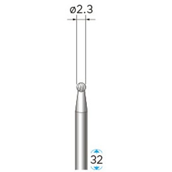 ハイスピード鋼カッター (軸径3mm) NSK(ナカニシ)
