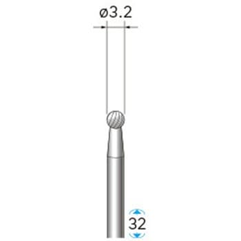 ハイスピード鋼カッター (軸径3mm) NSK(ナカニシ)
