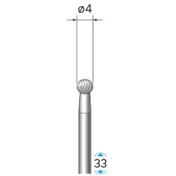 ハイスピード鋼カッター (軸径3mm) NSK(ナカニシ)