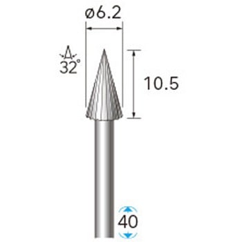 ハイスピード鋼カッター (軸径3mm) NSK(ナカニシ)