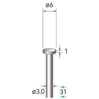 ハイスピード鋼カッター (軸径3mm) NSK(ナカニシ)