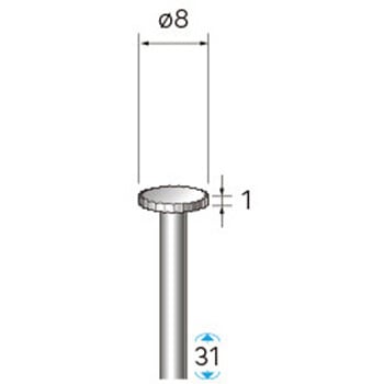 ハイスピード鋼カッター (軸径3mm) NSK(ナカニシ)