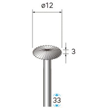 ハイスピード鋼カッター (軸径3mm) NSK(ナカニシ)