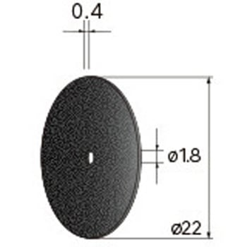 切断砥石ディスク (中心穴径1．8mm・3mm・6mm WA) - NSK(ナカニシ)