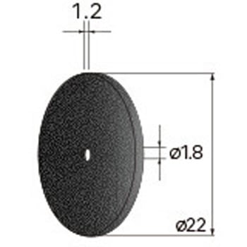 切断砥石ディスク (中心穴径1．8mm・3mm・6mm WA) - NSK(ナカニシ)
