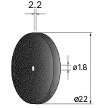 切断砥石ディスク (中心穴径1．8mm・3mm・6mm WA) - NSK(ナカニシ)