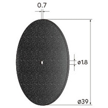切断砥石ディスク (中心穴径1．8mm・3mm・6mm WA) - NSK(ナカニシ)