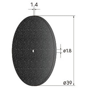 切断砥石ディスク (中心穴径1．8mm・3mm・6mm WA) - NSK(ナカニシ)