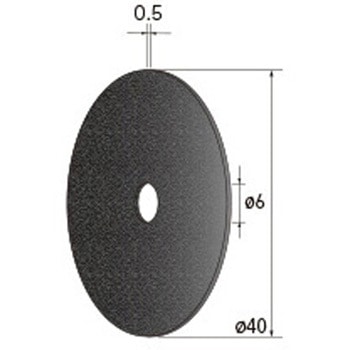 切断砥石ディスク (中心穴径1．8mm・3mm・6mm WA) - NSK(ナカニシ)