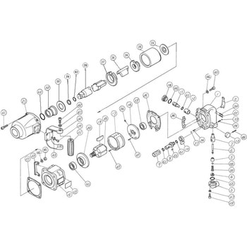 部品 インパクトレンチ MI2500GL、MI2500GS - 東空販売