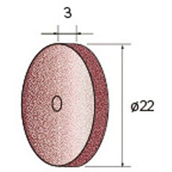 ハイパワーホイールゴム砥石 (中心穴径3mm) NSK(ナカニシ)