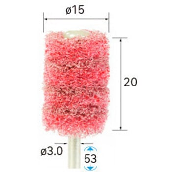 ファイバーサンダー 積層タイプ (軸径3mm) NSK(ナカニシ)