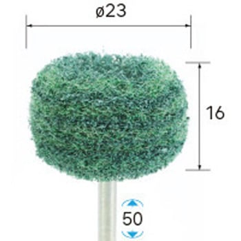 ファイバーサンダー 積層タイプ フランジ3段固定式(軸径3mm) NSK(ナカニシ)