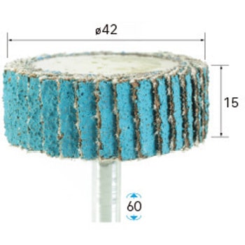 アラウンドフラップサンダー (軸径3mm・6mm) NSK(ナカニシ)