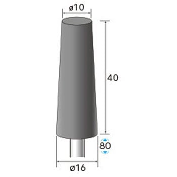 セミロングコーンサンダー専用ホルダー (軸径6mm) - NSK(ナカニシ)