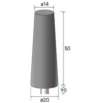セミロングコーンサンダー専用ホルダー (軸径6mm) NSK(ナカニシ)