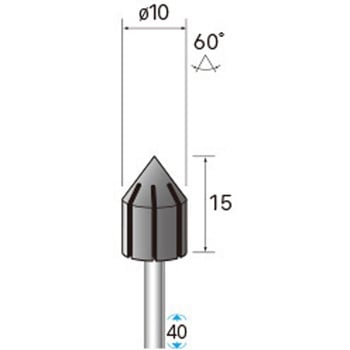 キャップサンダー専用ホルダー (軸径3mm・6mm 円筒先三角型) NSK(ナカニシ)