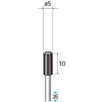キャップサンダー専用ホルダー (軸径3mm・6mm 円筒型) NSK(ナカニシ)