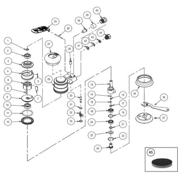 部品 ダブルアクションサンダー MS530N3 東空販売