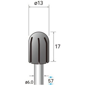 キャップサンダー専用ホルダー (軸径3mm・6mm 円筒先丸型) NSK(ナカニシ)