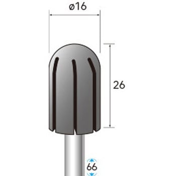 キャップサンダー専用ホルダー (軸径3mm・6mm 円筒先丸型) NSK(ナカニシ)