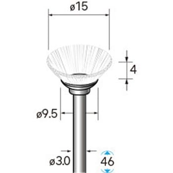 ナイロンブラシ (軸径3mm) NSK(ナカニシ)