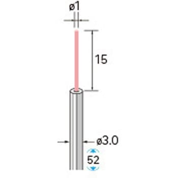 セラミックファイバーブラシ エンド型(軸径3mm) - NSK(ナカニシ)