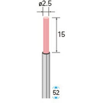 セラミックファイバーブラシ エンド型(軸径3mm) - NSK(ナカニシ)