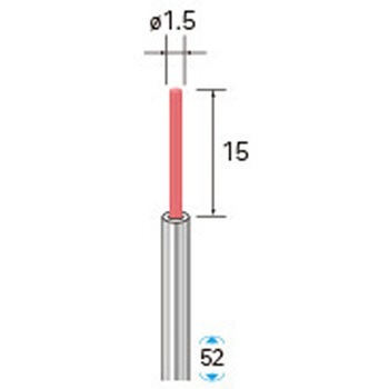 セラミックファイバーブラシ エンド型(軸径3mm) NSK(ナカニシ)