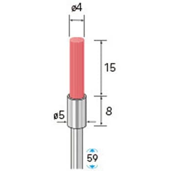 セラミックファイバーブラシ エンド型(軸径3mm) NSK(ナカニシ)