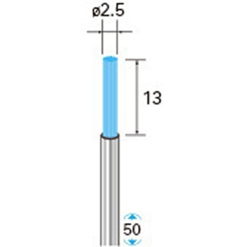 セラミックファイバーブラシ エンド型(軸径3mm) NSK(ナカニシ)