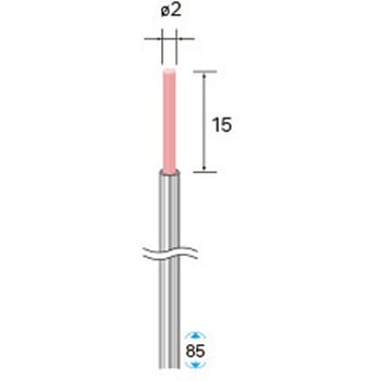 セラミックファイバーブラシ ロングシャフト (軸径3mm) NSK(ナカニシ)