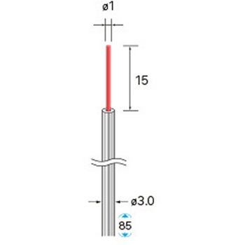 セラミックファイバーブラシ ロングシャフト (軸径3mm) NSK(ナカニシ)
